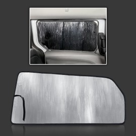 Custom Fit Rear Side 2nd Row Window Sunshades (2pcs) for 2014 2015 2016 2017 2018 2019 2020 2021 2022 2023 Ford Transit Connect Van, Accessories UV Reflector Privacy Insulated (Made in USA)