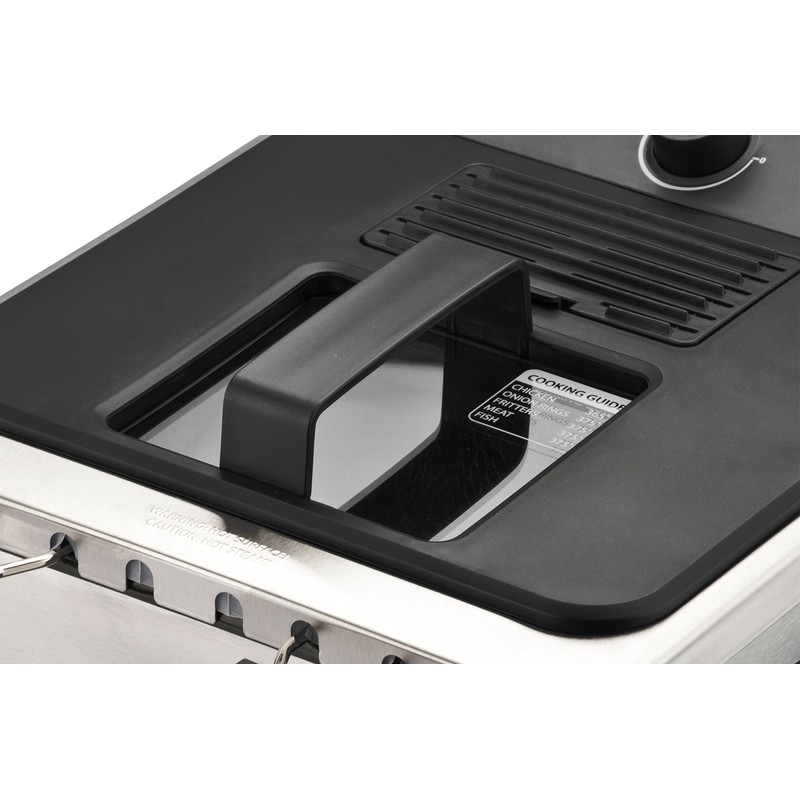 Toastmaster TM-168DF 4-Liter Stainless Steel Deep Fryer, Black