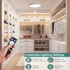 ZCHYLED 12 Inch Motion Sensor Ceiling Light Indoor Wired, 24w
