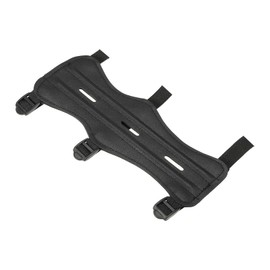 PATIKIL Archery Arm Guard, Adjustable Forearm Protector for Shooting Practice, Black
