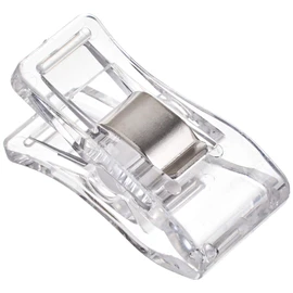 Nippon Chuko Clear Stand Clips 10pcs MST-CR Sewing Machine Temporary Clips, Substitute for Thimble, Craft, Craft Supplies, Handmade, DIY, Auxiliary Materials