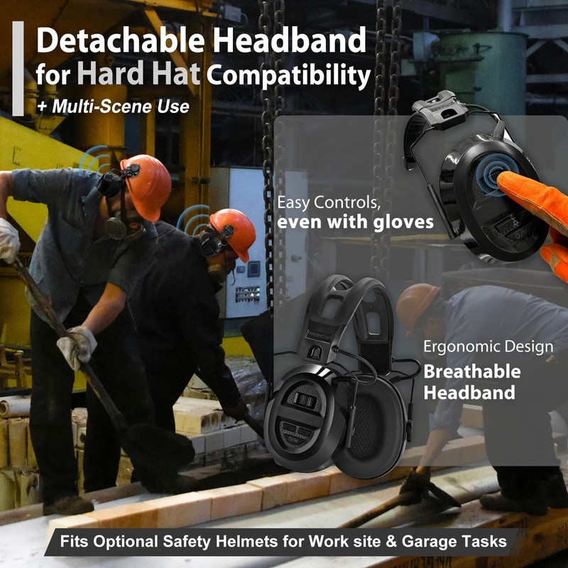 PROHEAR 039 Bluetooth 6.0 Hearing Protection with Hi-Fi & Loud