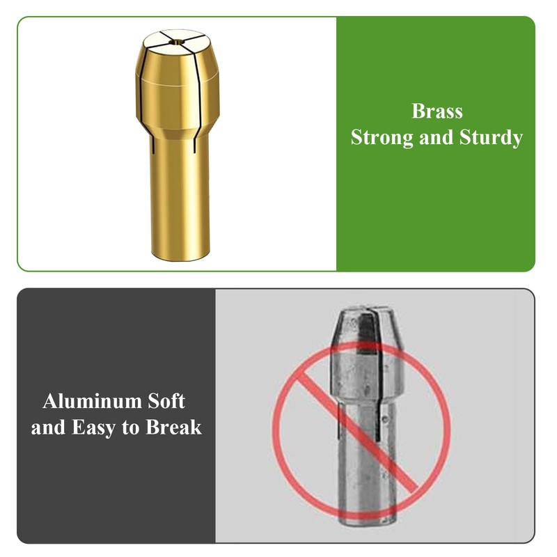 DMNQ 15 Pieces Drill Chuck Suitable for Dremel, Mini Drill