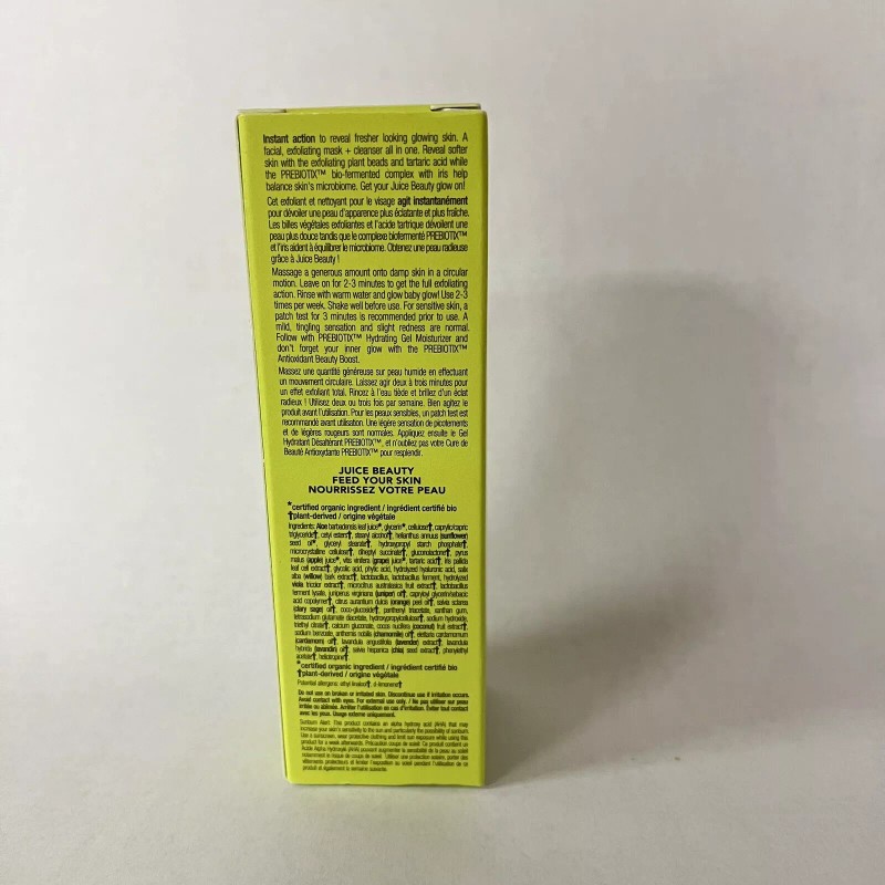 Juice Beauty PREBIOTIX Instant Flash Facial 2oz/60mL Full Size $52