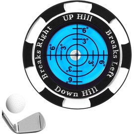 Mikata Golf Marker, Inclinometer with Level, Putting Guide, Golf Practice Supplies, Putter Practice