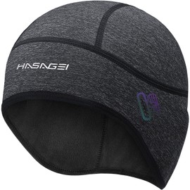 HASAGEI Winter Thermal Skull Cap for Men Windproof Helmet Liner with Full Ear Coverage & Eyewear Slots, Cycling Motorcycle