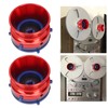 1 Pair NAB Hub Adapters Polished Aluminum Alloy Universal Loading
