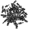Design61 Expansion Rivets Fastening Clip Pack of 50 in Black