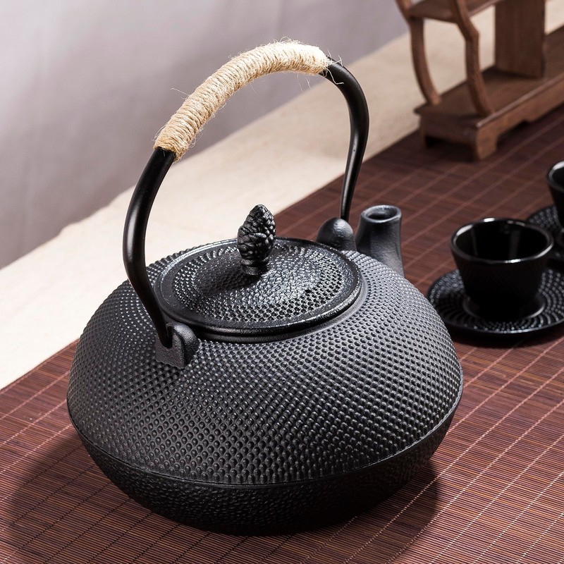 101oz/3000ml Extra Large and Heavy Cast Iron Teapot for 6