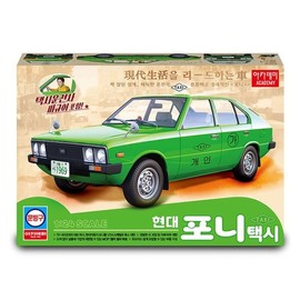 Academy Science Pony Taxi Plastic Model Kit 15140 Car Model Making Assembly DIY Driver Figure Included Stationery Store / 아카데미과학 포니 택시 프라모델 15140 자동차 모형 만들기 조립 DIY 운전사 피규어 포함 문방구