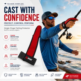 Fishing Finger Protector Gloves for Casting – Anti-Slip Neoprene Finger Guard for Outdoor Anglers
