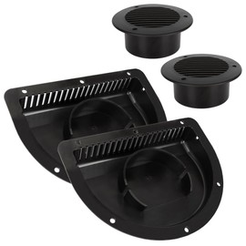 Lonffery RV Vent Covers for Trailer - Side Air Vents for ATV, Cycle, Truck, Cargo, Work Trailers