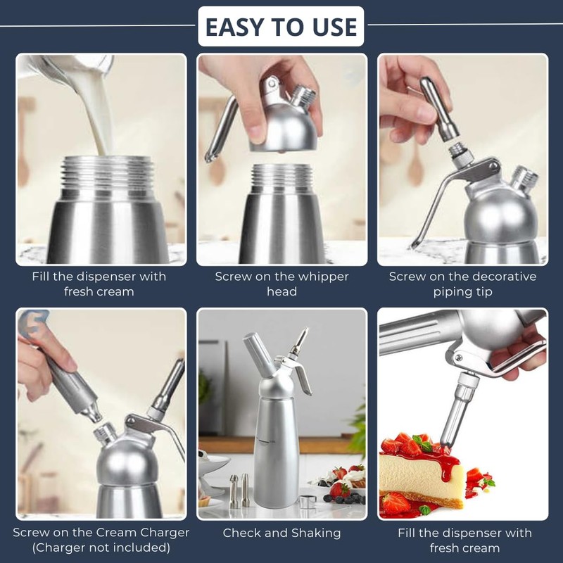 Hazzas Whipped Cream Dispenser