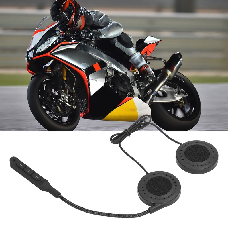 Motorcycle Helmet Bluetooth Headset Waterproof Handfree Music Call Control Bluetooth