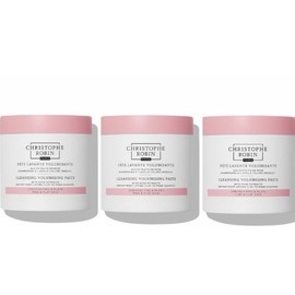 Christophe Robin Cleansing Volumising Paste Pure With Rose Extracts 250ml x3