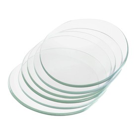 YOKIVE 6 Pcs Watch Glass Beaker Cover, Lab Watch Glasses Cover Lids | Laboratory Supplies, Great for Science Chemical Experiment (Transparent, 2.36-Inch)