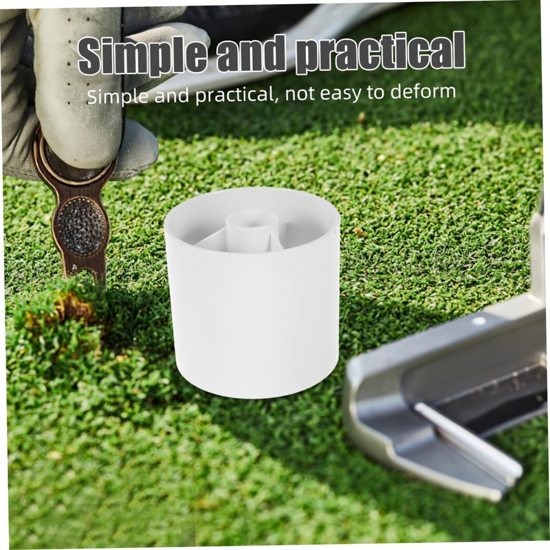 GRIRIW 2 Pcs Plastic Golf Putting Cup Set for Practice