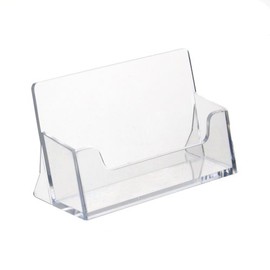 10 pcs Business Cards Holder In Landscape Mode Transparent