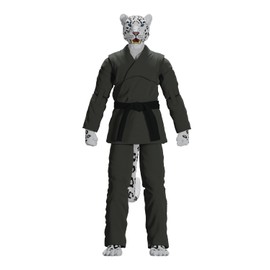 Icon Heroes Zoo Jitsu Fighters: Shadow The Snow Leopard (Green Gi) 6-Inch Action Figure