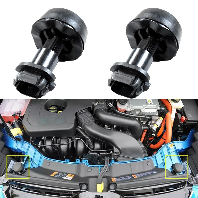 Papakesue Hood Stop Cushion Black Rubber Bumper CV6Z-16758-A Compatible with