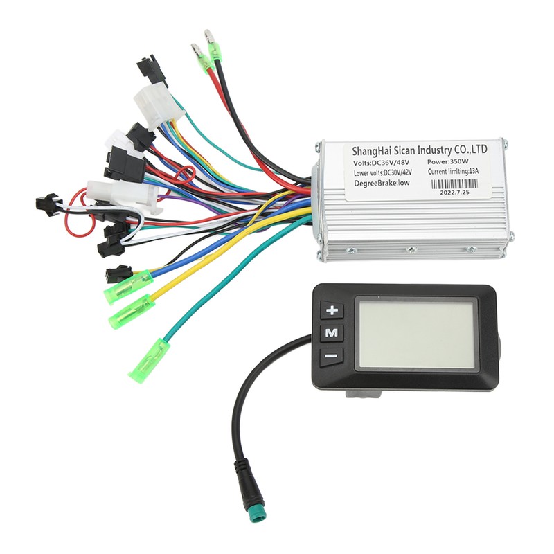 36V 48V 350W Electric Bike Brushless Motor Controller LCD Panel