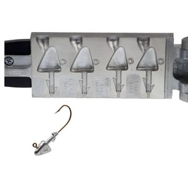 Do It Mold Style 9 Shad Head Jig Sz: 1, 1 1/2 Oz Collar: Staggered Barb (3237) SH9-4-115