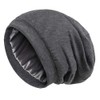 Alnorm Cosy satin lined slouchy beanie cap with soft elastic