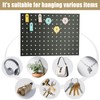 IWTTWY Tool Wall Perforated Metal Tool Holder Wall Garden Tool