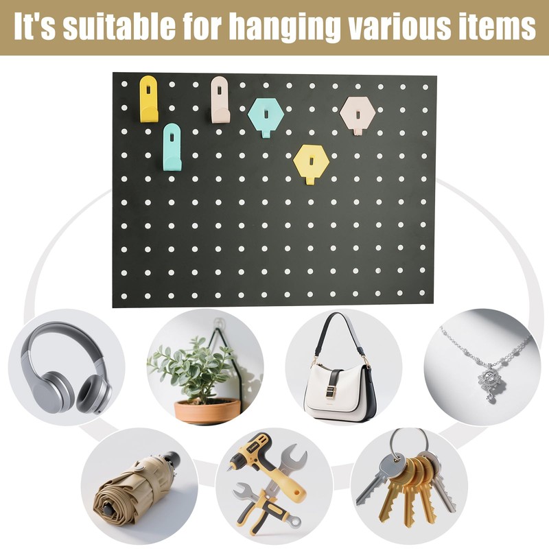 IWTTWY Tool Wall Perforated Metal Tool Holder Wall Garden Tool