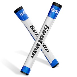 Geoleap Pistol Putter Grips—Soft PU Material, Standard, Pistol Shaped, Lightweight Putter Grip, 4 Color Options (Blue)