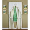 Today's Curtain Verona Reverse Embroidery Panel Pair and Tiebacks, 63",