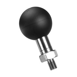 FANAUE M6-01 Aluminum 1" Ball Head Adapter with M6x1.0 Threaded Post for RAM Mounts B Size Double Socket Arm & Bike Motorcycle Phone Holder, 1" Ball Head Base Can be Installed on Any M6*1.0 Screw Hole