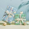 RUSPEPA Easter Wrapping Paper Sheets, Spring Gift Wrap Paper with