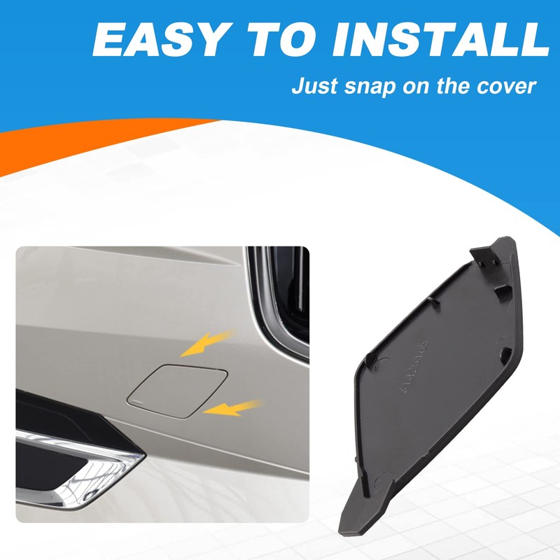 Front Bumper Tow Hook Cover Towing Eye Cap Fit for