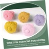 Tofficu 4pcs Wrist Pin Cushion for Sewing Needle Holder Fine