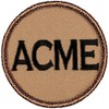 Acme Patrol Patch - 2" Diameter Round Embroidered Patch (Sew-on)