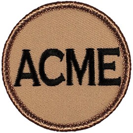 Acme Patrol Patch - 2" Diameter Round Embroidered Patch (Sew-on)