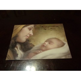 Lot of 6 Christmas Gretting cards ''Mary with child'' #6