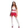 Boland 02254 Socks Stockings Nurse Nurse, White/Red, One Size