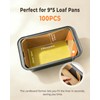 Bake Choice 100 Pcs Loaf Pan Liners for Baking Bread