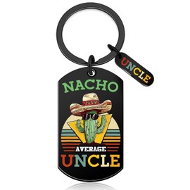 Best Uncle Gifts from Niece Nephew Uncles Gifts Father Day Gifts Promoted to Uncle Uncles Birthday Fathers Day Presents for Men Him Best Father Day Gifts Funny Keychain for Men