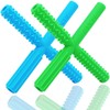 X Hollow Teether Tubes with 3 Different Textures - Teething