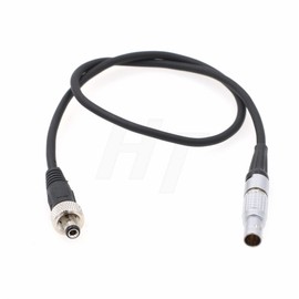 HangTon 0B 2 Pin to Locking DC 2.5mm Power Cable for Alexa ZCAM DSMC2 Camera to PIX-E SmallHD Atomos Ninja V Monitor