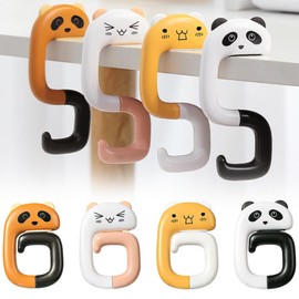 Pack of 4 Bag Holders for Table, Foldable Bag Hook, Portable Desk Hook, Bag Holder, Handbag Holder, for Desk, Office, Restaurant, Bar