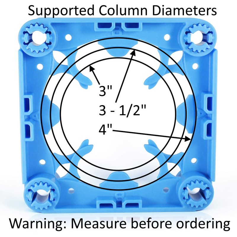 SimpliFrame Column Enclosure 3"- 4" - Easy-to-Use Column Framing System