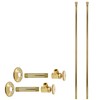 Westbrass D103KBN-01 1/2" IPS x 3/8" OD x 20" Bullnose