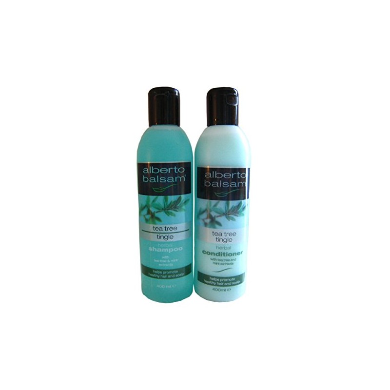 Alberto Balsam Tea Tree Tingle Shampoo and Conditioner Set