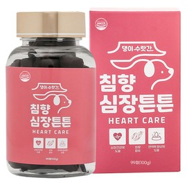 Dog Suratgan Dog Agarwood Nutritional Supplement, Heart, 1 Piece, 100g / 댕이수랏간 강아지 침향 영양제, 심장, 1개, 100g