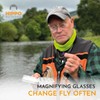 HIPPO OUTDOOR Fly Fishing Sport Glasses with magnet release -