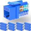 Rapink RJ45 Keystone Jack Cat6 10G Support, Cat6 Keystone Jacks